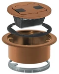 Bryant Electric RF406BN Cover With 15A 125V Outlet Included Floor Box Kit, Brown New. Price: $59.90.