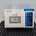 American Standard Silver ACONT724AS42DA Smart Thermostat Open. Price: $79.99.