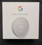 Google Nest Learning Thermostat White, Programmable Room Temperature New. Price: $150.00.