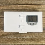 Lux DMH110C Non-programable Heat And Cool Thermostat "white" Used. Price: $24.95.