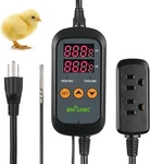 Bn-link Digital Temperature Controller Heating Cooling 2-STAGE Outlet Thermostat New. Price: $27.99.