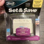 New Hunter Set & Save 7-DAY Programmable Thermostat. Price: $18.51.