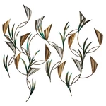 Symphony Nature Inspired Stainless Steel Wall Sculpture Metallic 37 By 34 Inches New. Price: $299.00.