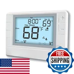 Programmable Thermostat, For Home Hvac Systems,multi-stage, HEAT/2 New. Price: $62.63.