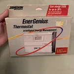 Vintage 1986 E100 Jameson Energenius Programmable Electronic Thermostat Open. Price: $21.00.