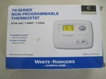 1F78-144 White Rodgers Wall Thermostat 24V Millivolt Battery Non Programmable New. Price: $30.00.