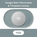 Value Pack: Google Nest Thermostat And Trim Kit, Fog New. Price: $124.98.