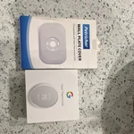 Google Nest Thermostat 2024 White Programmable App Control With Wall Plate Cover Open. Price: $30.00.