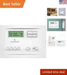 Emerson P150 5-2 Day Programmable Thermostat With Lcd Display & Precise Control New. Price: $44.79.