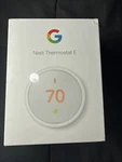 New Google T4001ES Nest Thermostat Smart White Brand Factory Sealed. Price: $49.99.