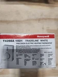 Honeywell T4398A 1021 Tradeline Precision Electric Heating Thermostat New. Price: $19.99.