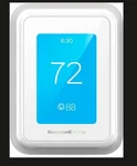 Honeywell Home T9 Wi-fi Smart Thermostat Sensor White New, Open Box. Price: $111.59.