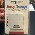 Lux T101143SA Wall-mounted Digital Thermostat Open. Price: $20.00.