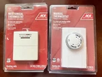 Lot Of - Ace Thermostats Mechanical (42350) And Manual (42603) New. Price: $22.00.