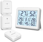Oria Indoor Outdoor Thermometer, Digital Hygrometer Wireless Temper New. Price: $44.80.