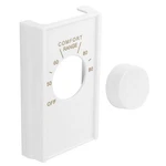 White Double Pole Line Volt Thermostat Cover For Old Style D22 - Hvac,with Li... New. Price: $21.73.
