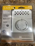 Cadet 08734 White Double-pole Built-in Thermostat Baseboard BTF2W New. Price: $18.99.