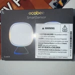 Ecobee Smart Sensor 2 Pack Comfort Security, Energy Savings - Home White New. Price: $70.50.