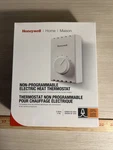 Honeywell Home CT410A Non-programmable Electric Heat Thermostat 2 Wire Brand New. Price: $18.00.