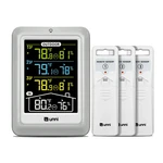 Unni Indoor Outdoor Wireless Thermometer 4.5 Inch Display Digital Hygrometer Open. Price: $19.99.