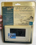 Lux TX9000TS Touch Screen Seven-day Programmable Thermostat (new & Sealed!). Price: $51.85.
