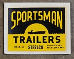 Vintage Water Decal Sportsman Trailers Fising Boat Alta Loma Tx Truck Camper Old New. Price: $39.99.
