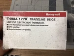 Honeywell T498A1778 Electric Heat Thermostat, 120V (LPW109G) Open. Price: $49.99.