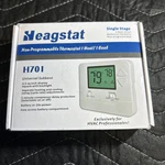 Heagstat H701 Heat/cool Single Stage Non-programmable Digital Thermostat Lcd New. Price: $20.00.
