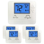Electeck 5 Pack Non-programmable Digital Thermostat For Home, Up To HEAT/1 ... New. Price: $150.12.