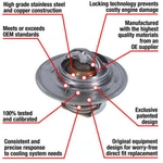 Engine Coolant Thermostat-fail-safe Motorad 7240-192 New. Price: $17.81.
