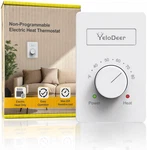 Yelodeer Electric Heat Thermostat 85V-265V Non-programmable Fahrenheit Wall Cont New. Price: $25.99.