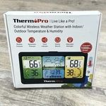 Thermopro TP280 1000FT Home Weather Station, Black New Open Box. Price: $54.95.