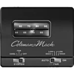 Coleman Rvp 7330-3861 Cool Only Thermostat Blacl New. Price: $94.02.