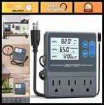 Reptile Temperature & Humidity Controller With Timer, Day-night Thermostat, 3-ST New. Price: $71.99.