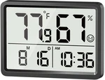 Doomay Room Thermometer Indoor - Hygrometer Temperature And Humidity Black New. Price: $20.78.