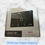 Lennox 22V24 Icomfort S40 Smart Thermostat Wifi Touchscreen Brand New Shipping. Price: $300.00.