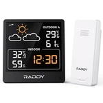 Raddy WF-50V Indoor Outdoor Thermometer Hygrometer, Wireless Weather Station ... New. Price: $29.02.