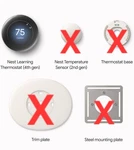 Google Nest Thermostat 4TH Gen (missing Parts-please Read) All Colors Used. Price: $79.99.