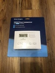 White-rodgers Emerson P150, 5+2 Programmable, Single Stage Thermostat New Box. Price: $26.67.