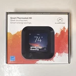 Alarm.com ADC-T40K-HD Smart Thermostat Touchscreen Wi Fi 7-DAY Black New. Price: $125.00.