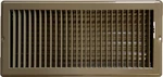 Hbw Rv And Home Brown Stamped Steel Floor Diffuser/register With Damper 14" X... New. Price: $24.46.