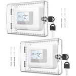 Auurio 2 Pcs Upgraded Thermostat Lock Box With Key, Large High Transparency New. Price: $37.84.