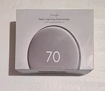 Google Nest Learning Thermostat (4TH Gen) With Temp Sensor - Polished Silver Open. Price: $169.50.