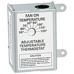 Air Vent 58033 Single Speed Adjustable Thermostat 60-120 Degrees New. Price: $54.87.