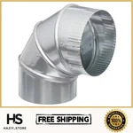 8" Galvanized Steel 90 Degree Round Adjustable Elbow Duct Fits Most Hvac Types New. Price: $14.99.