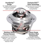 Motorad 5203-180 Ultrastat THERMOSTAT-180 Degrees New. Price: $10.96.