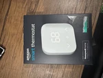 Amazon Smart Thermostat, Programmable, Alexa White New Factory Sealed S6ED3R. Price: $40.00.