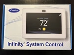 Carrier Infinity Touchscreen Wi-fi Thermostat (white) New. Price: $499.99.