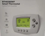 Honeywell Home RTH6580WF Wi-fi 7-DAY Programmable Thermostat Open. Price: $19.00.