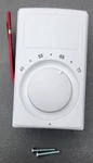 M601W Marley Single Line Voltage Thermostat, 45 -75 Range, White New. Price: $24.98.
